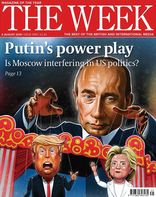 The Week Front Cover - Putin's Power Play - Moscow interfering in US Politics?