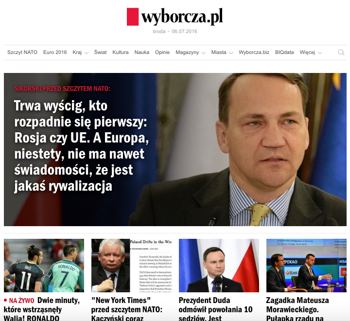 Wyborcza Polish media were quiet about The Chilcot Inquiry too
