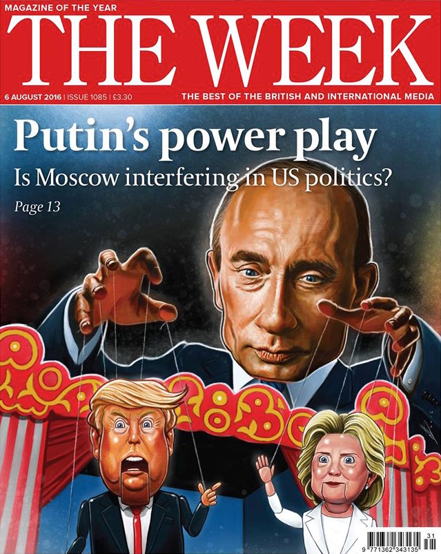 The Week Front Cover - Putin's Power Play - Moscow Interfering In US Politics?
