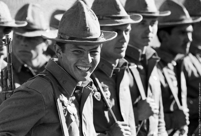 Smiling Russian Soldiers