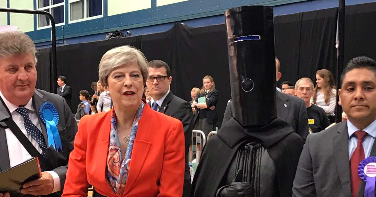 UK Election Special - Theresa May With Lord Buckethead