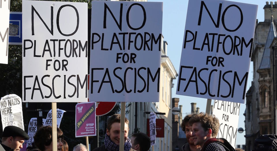 Students Protest Outside The Cambridge Union